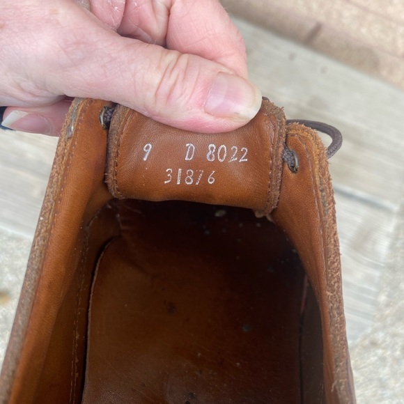 Allen Edmonds Wingtip Oxford Shoes – Brown Leather – Made in USA SZ 9